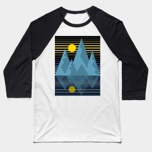 Mountains reflection in the lake Baseball T-Shirt